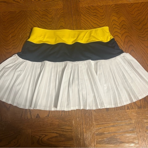 Prince Pleated Skort Color Block Sz S Tennis Golf Pickle Ball Running Activewear - Picture 13 of 16
